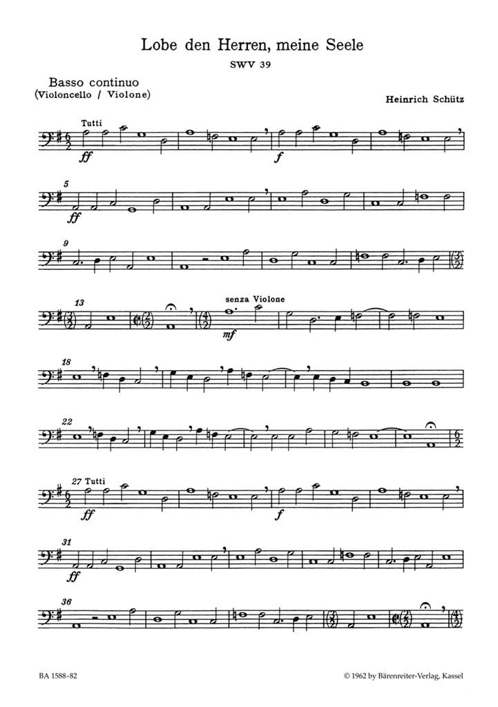 Konzert Lobe den Herrn, meine Seele